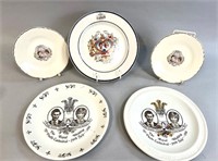 MARRIAGE OF LADY DIANA SPENCER PLATES PLUS
