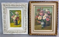 2 STILL LIFE PAINTINGS