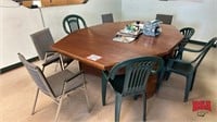 Large Wood Boardroom Table