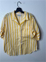Vintage Oak Hill Yellow Striped Blouse