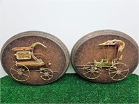 Vtg  Copper & Brass Car Plaques Resale $25