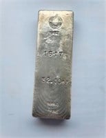 Homestake Mining Co. 32.10 Oz  999 Fine Silver Bar