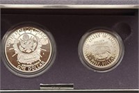 1991 Mt Rushmore Ann. 2 Coin Proof Set