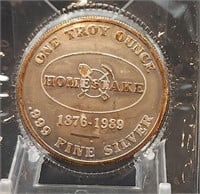 Homestake Gold Mine 1 Troy Oz. .999 Silver Round