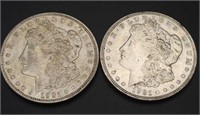 2 - 1921 Morgan Dollars