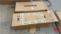 Suzuki front and rear racks 2 boxes