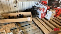 2 Pallets of scissor jacks and hitches, RV Pro