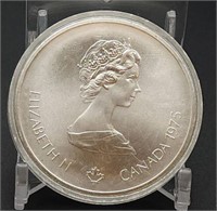 1975 CANADA Olympiad Montreal  Silver $10 Coin