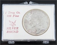 1 OZ 999 FINE SILVER MERCURY DIME DESIGN