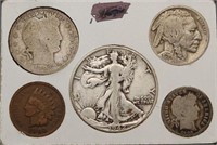 5 Piece US Coin Collection