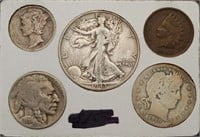 5 Piece US Coin Collection