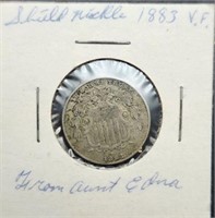 1883 Shield Nickel