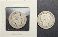 2 - Barber Quarters 1914, 1916-D