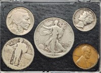 5 Piece Coin Collection