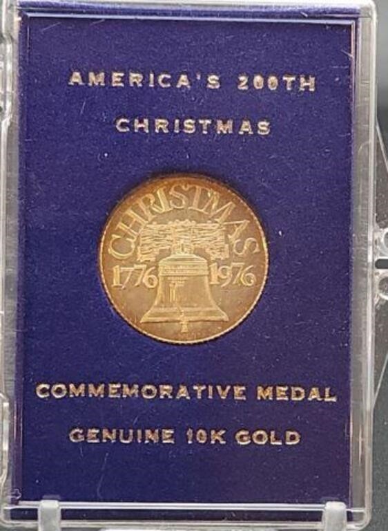 10K Gold Commemorative Medal