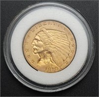 1915 $2.50 Indian Gold Quarter Eagle