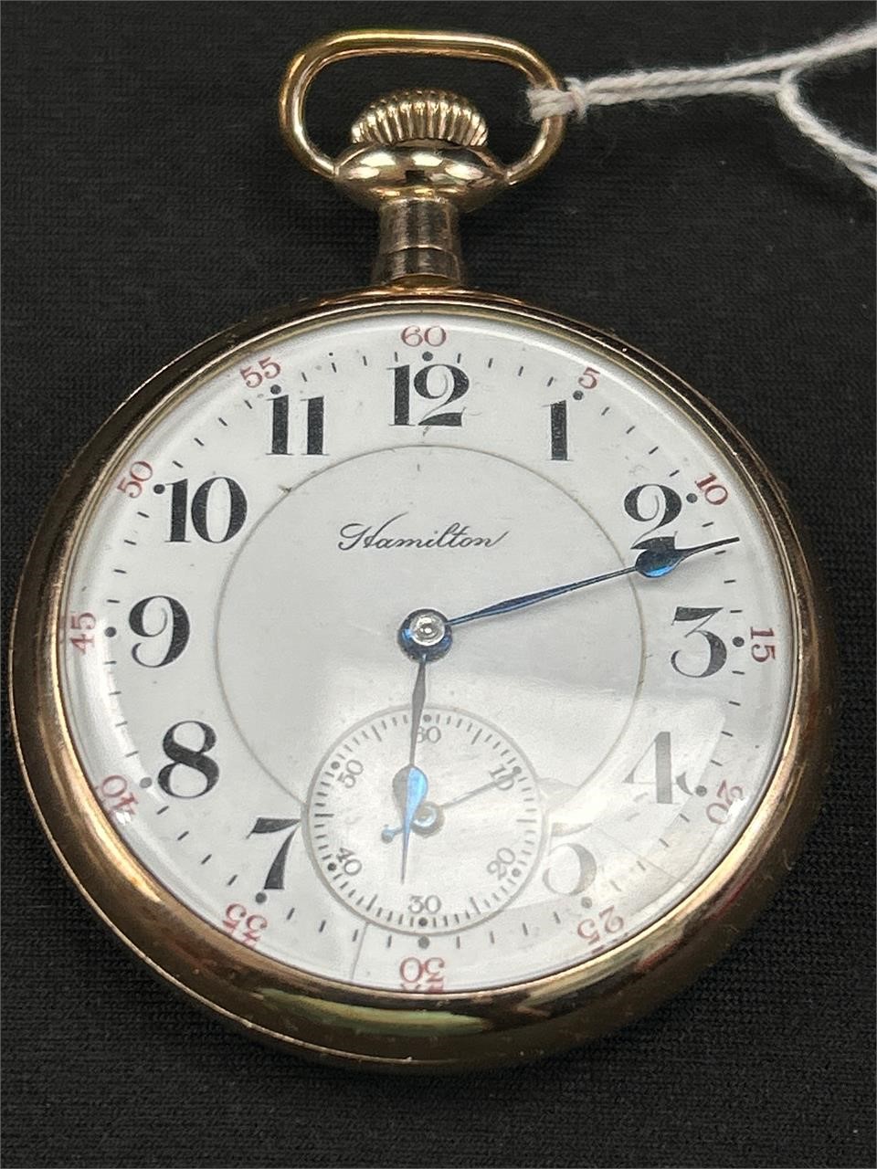 Hamilton pocket watch 1907 Lever Set.