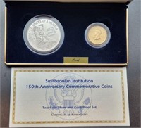 2 - Commemorative Coin Silver and Gold Proof Set