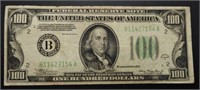 1934 A Series $100 Federal Reserve Note