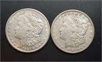 2 - 1921-S Morgan Dollars