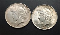 2 -  1922 Peace Dollars