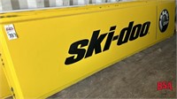 Plastic Skidoo BRP Sign Insert, Approx. 3'x12"