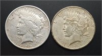 2 - 1922-S Peace Dollars