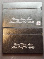 2 - US Mint Silver Proof Sets 1992, 1993
