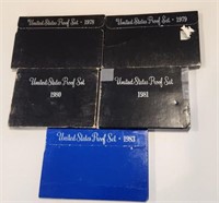 5 - US Proof Coin Sets
