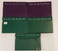 5 - US  Mint Proof Coin Sets