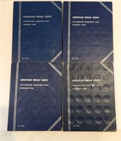4 - Lincoln Head Coin Collection Books