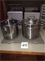 Stock Pots and Cooling Rack