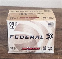 325 Rounds Federal 22 LR  Automatch  Ammo