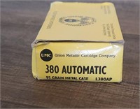 50 Round Box UMC 380 Auto Ammo
