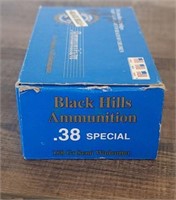 45 Round Box B H Ammo 38 Special Factory Reloads