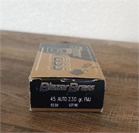 50 Rnd Box Blazer Brass 45 Auto 230gr. FMJ