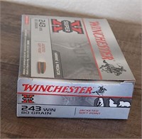20 Rnd Box Winchester 243 Win, 80gr. JSP