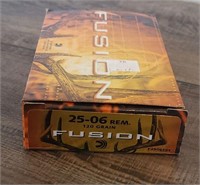 20 Round Box Fusion 25-06 Rem, 120gr. Ammo