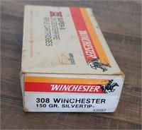 20 Round Box Winchester 308 Win, 150gr. ST Ammo