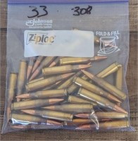 33 Rounds Assorted 308 Ammo