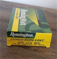 20 Round Box Remington 300 Win Mag, 150gr.