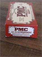 20 Round Box PMC 45-70 Govt. , 405gr. Lead FP
