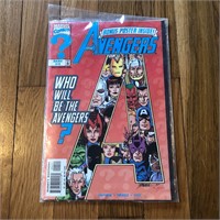 1998 Marvel Avengers #4 Comic Book with Poster
