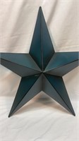 22 inch blue metal star