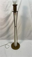 MCM brass lamp with shade