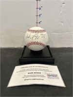 Wade Boggs autographed baseball inscribed