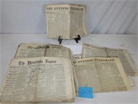Evening Telegraph Newspaper - Vintage Newspapers