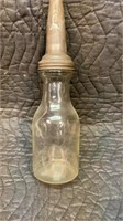 Oil bottle with Rhodes spout