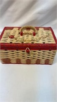 Vtg sewing basket or purse