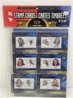 Canada Post NHL Stamp Cards. 6-card set. Gretzky.